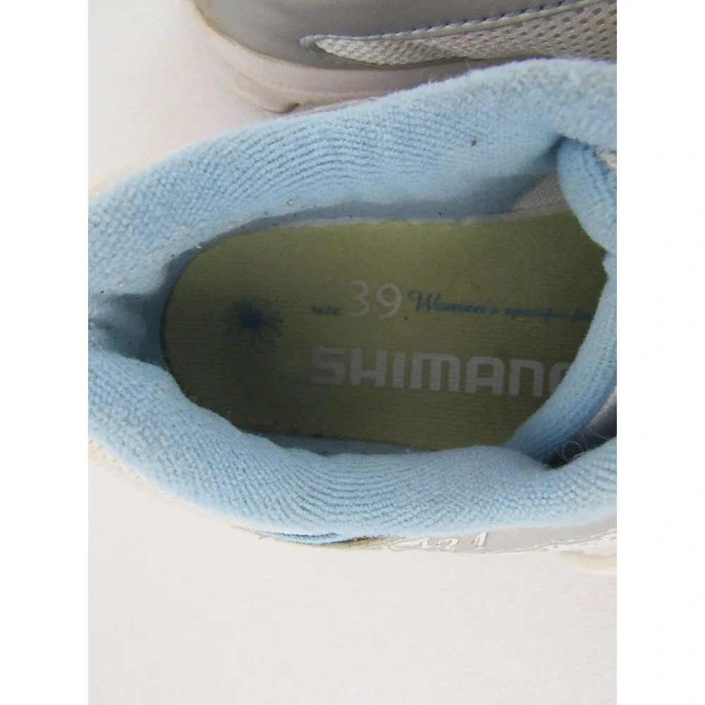 Shimano‎ White Athletic Bike SPD Performance SH-WF21 Shoes US 7.2 EU 39 EUC